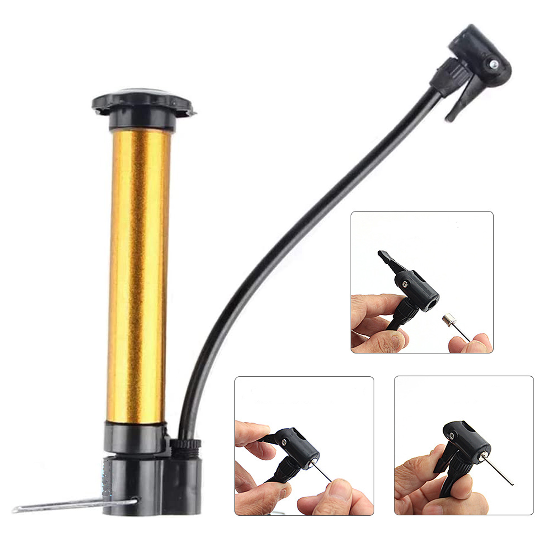 Portable Air Pump Bicycle Ball Pump Inflator 1