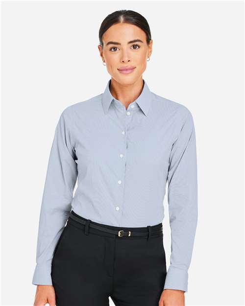 Women's CrownLux Performance® Microstripe Dress Shirt - DG537W 27