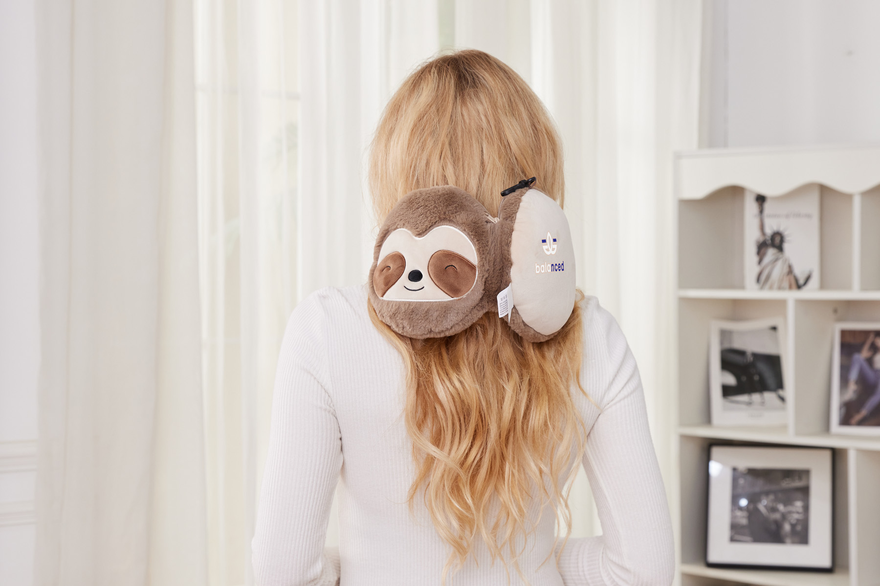 Comfort Pals™ Sloth 2-in-1 Pillow Sleep Mask 1