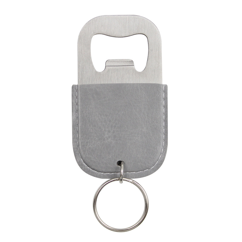 Leather Bottle Opener W/ Keyring 4