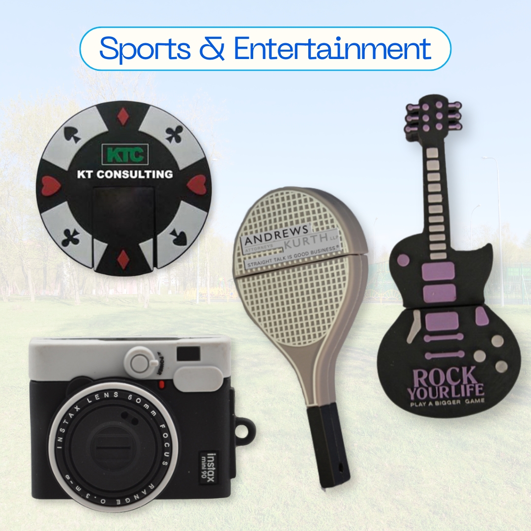 Custom Sports & Entertainment-Themed USB Drives 5