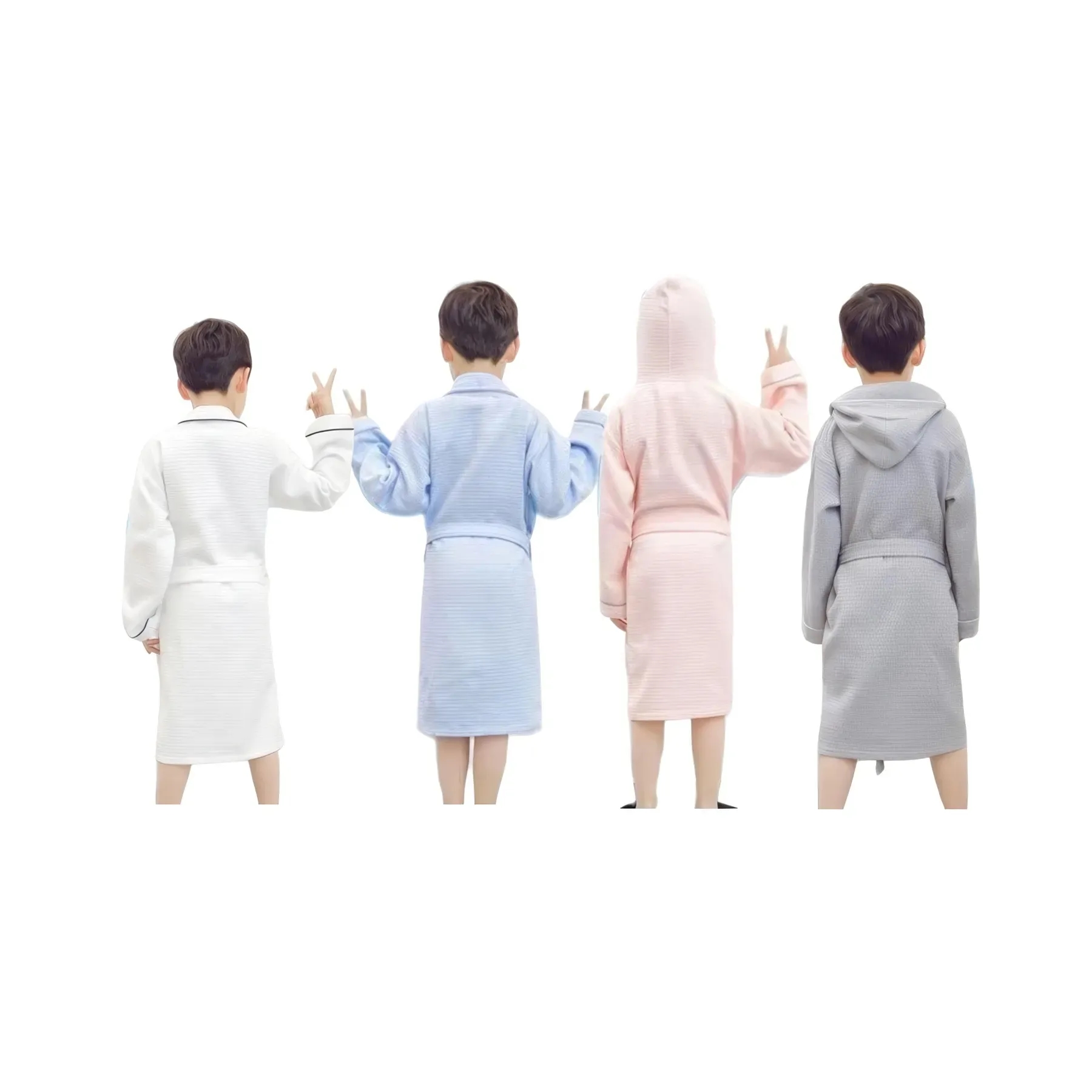 Childrens Pure Cotton Bathrobe 4