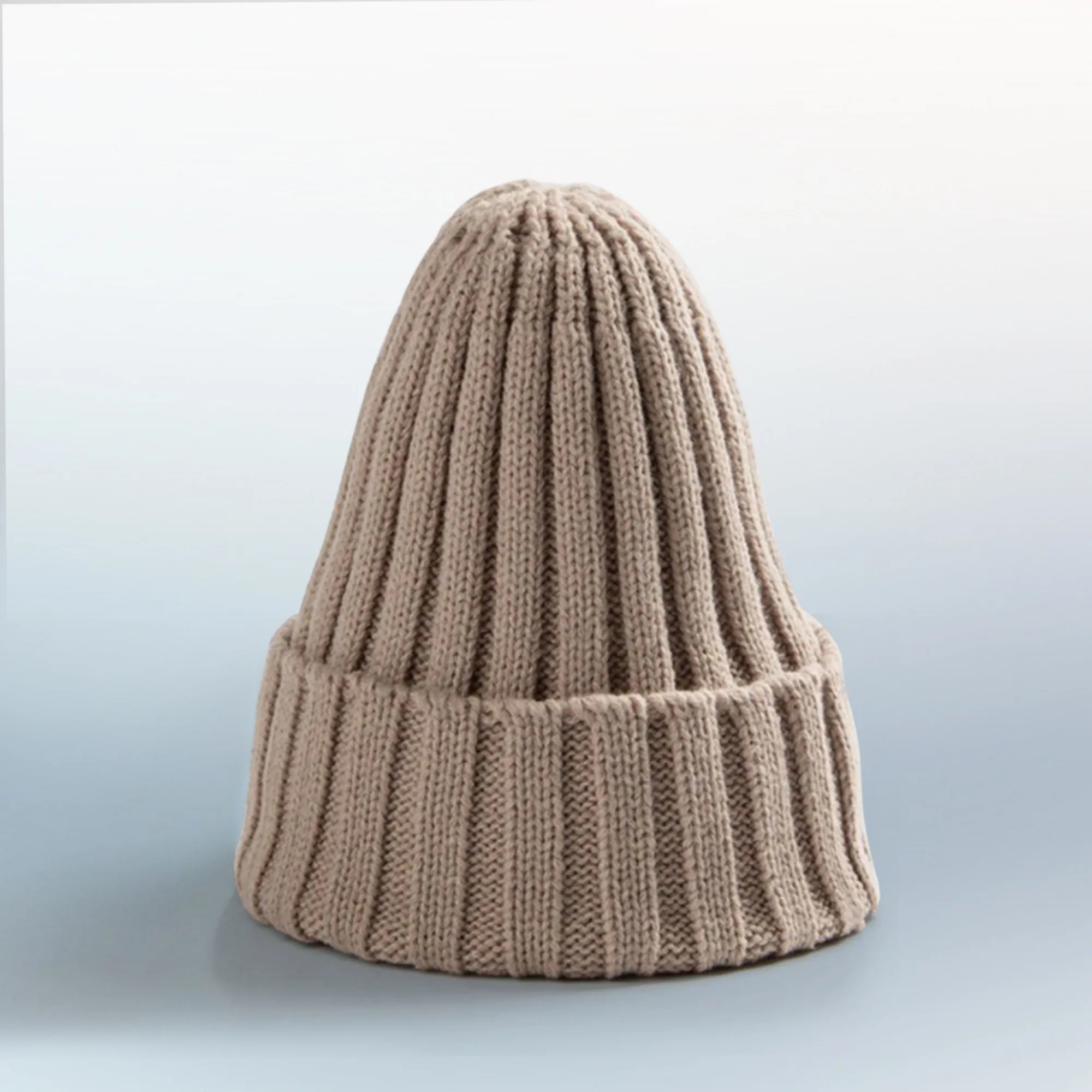 Warm Brimless Knit Beanie Hat for Men Women 2