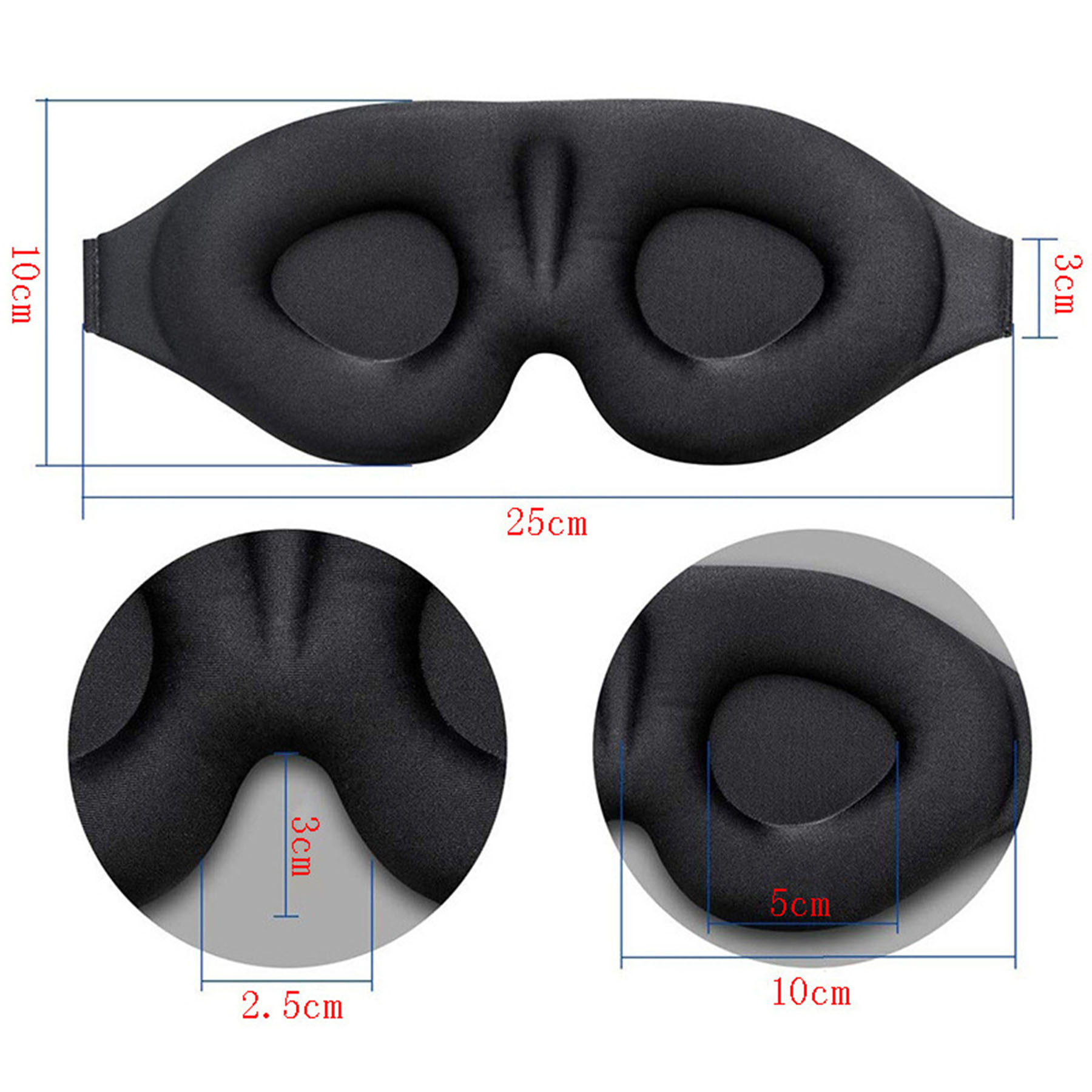 Zero Eye Pressure 3D Sleeping Mask 1