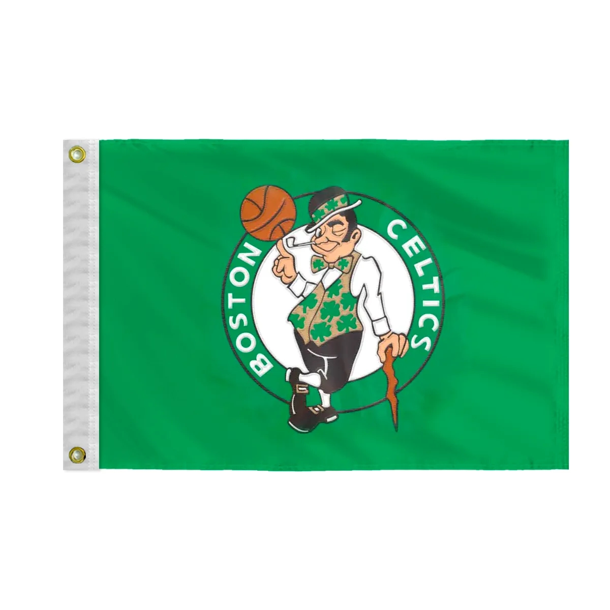 Applique & Embroidered Flag 14" x 20" Nylon 6