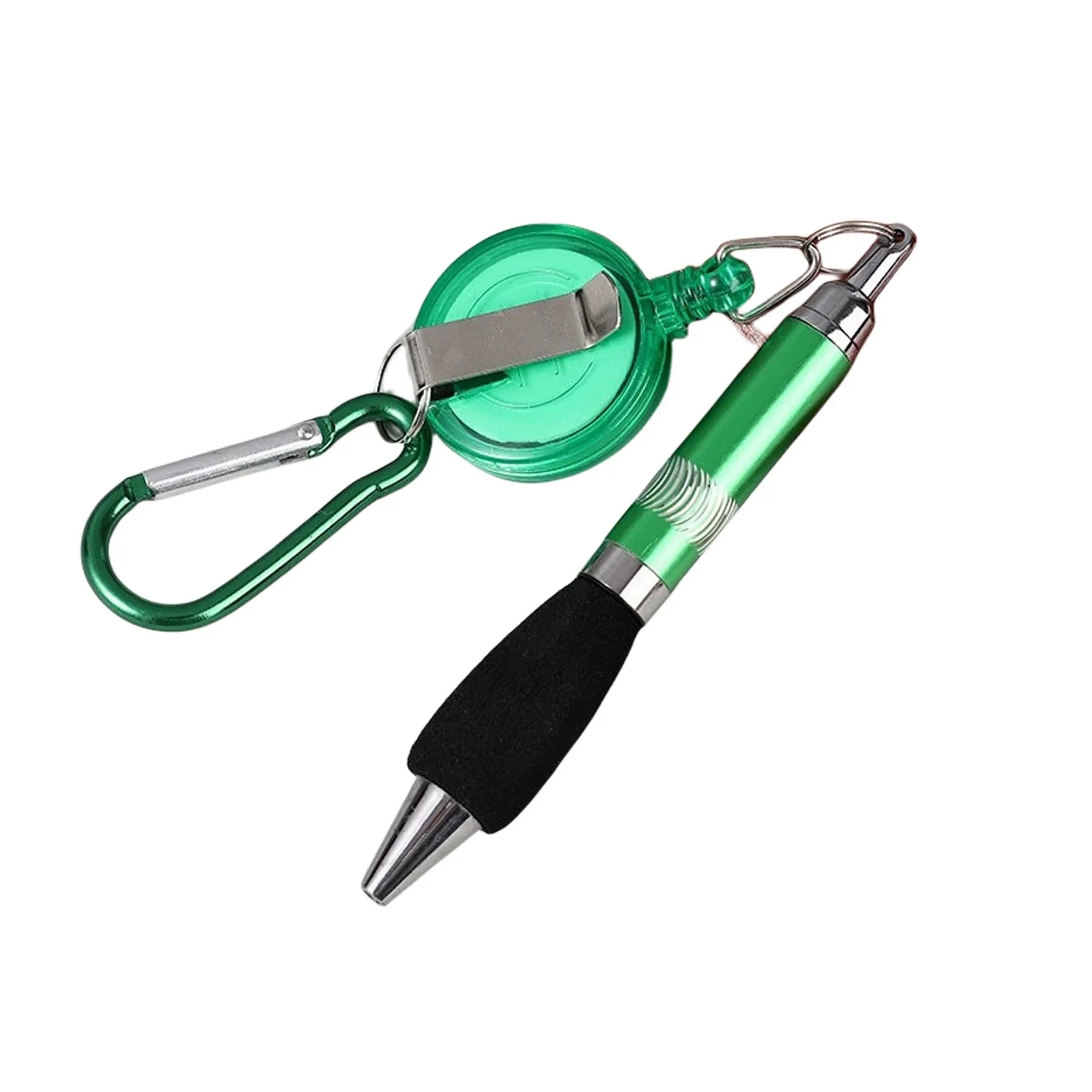 Keychain Retractable Badge Reel Ballpoint Pen 5
