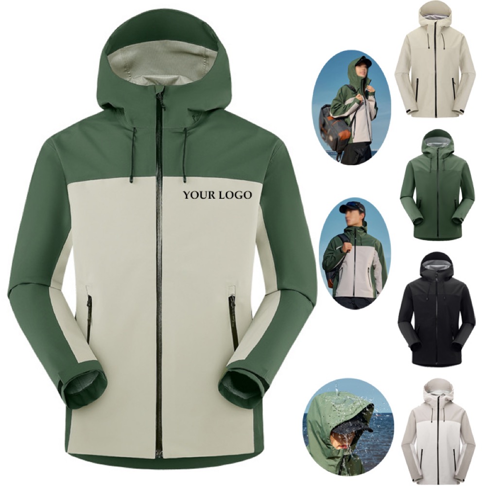 Men's High-performance 3L Hard Shell Waterproof Rain Jacket 5