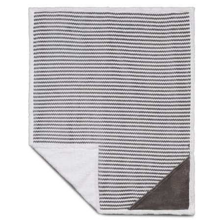 Field & Co.® Chevron Striped Sherpa Blanket 58