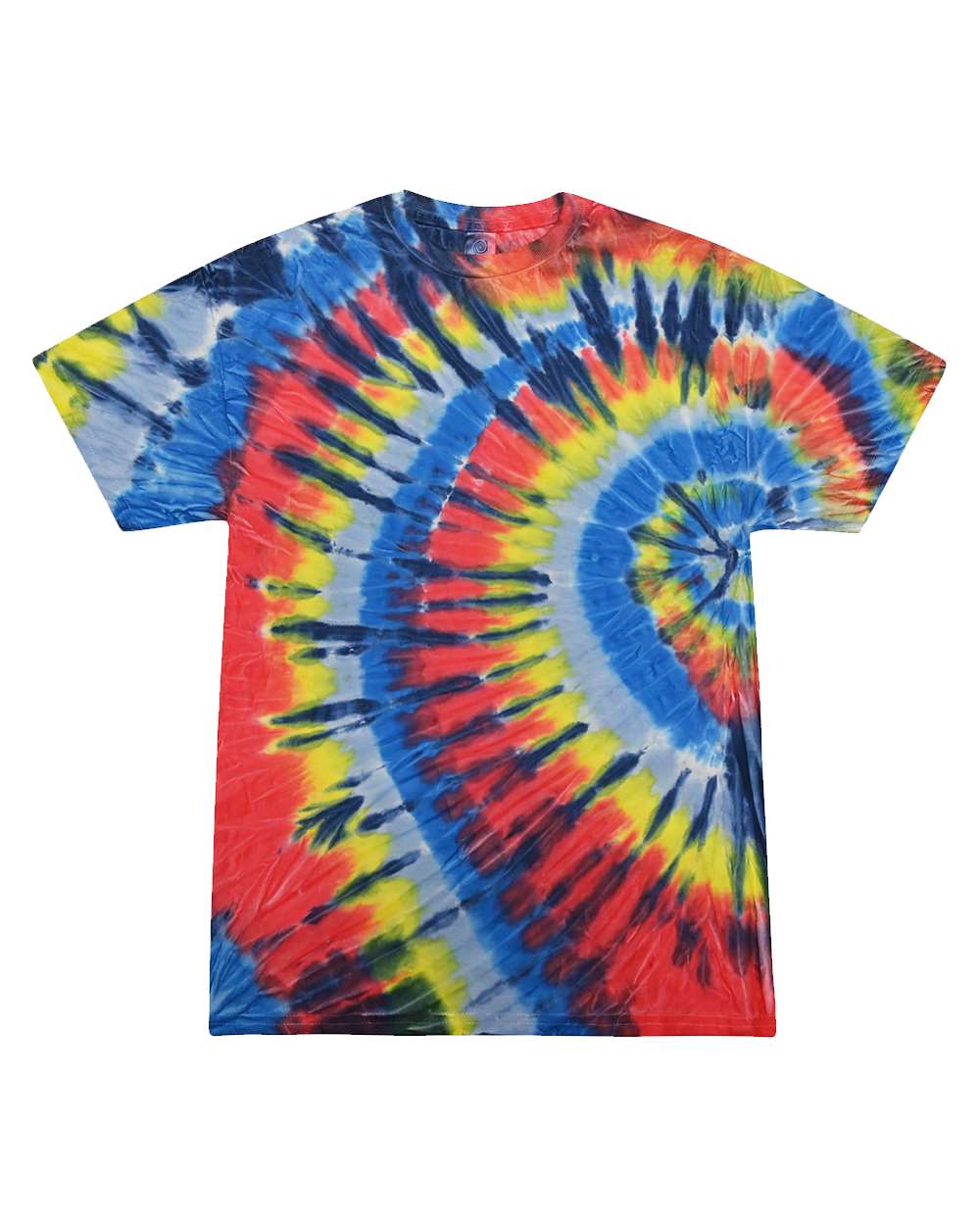 Unisex Multi-Color Tie-Dyed T-Shirt - 1000 85