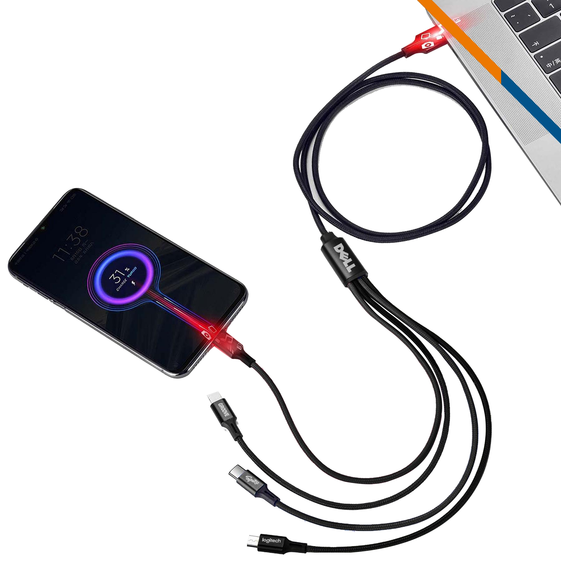 Abnus 6in1 Charging Cable 2