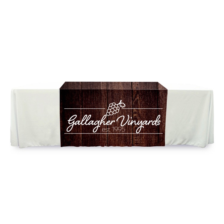 58" x 63" PolyPoplin Table Runner (Dye Sub Full Cloth) 2