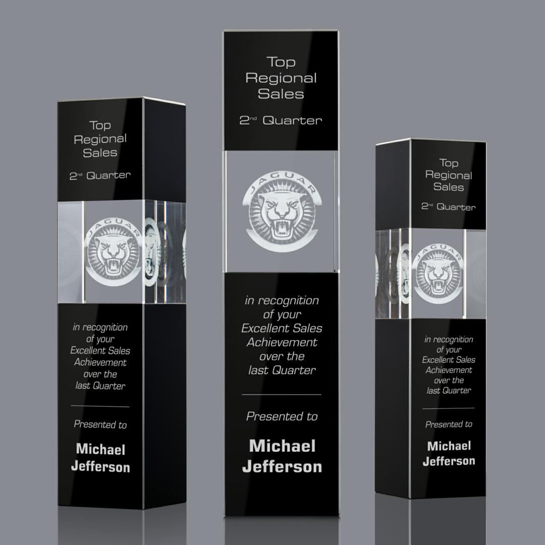 Araceli Tower 3D Award - Black 2