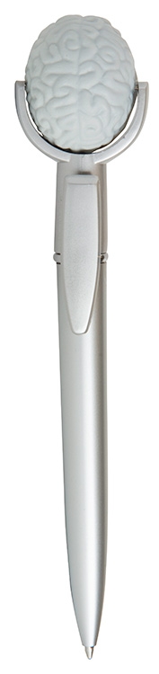 Brain Specialty Pen w/Squeeze Topper 2