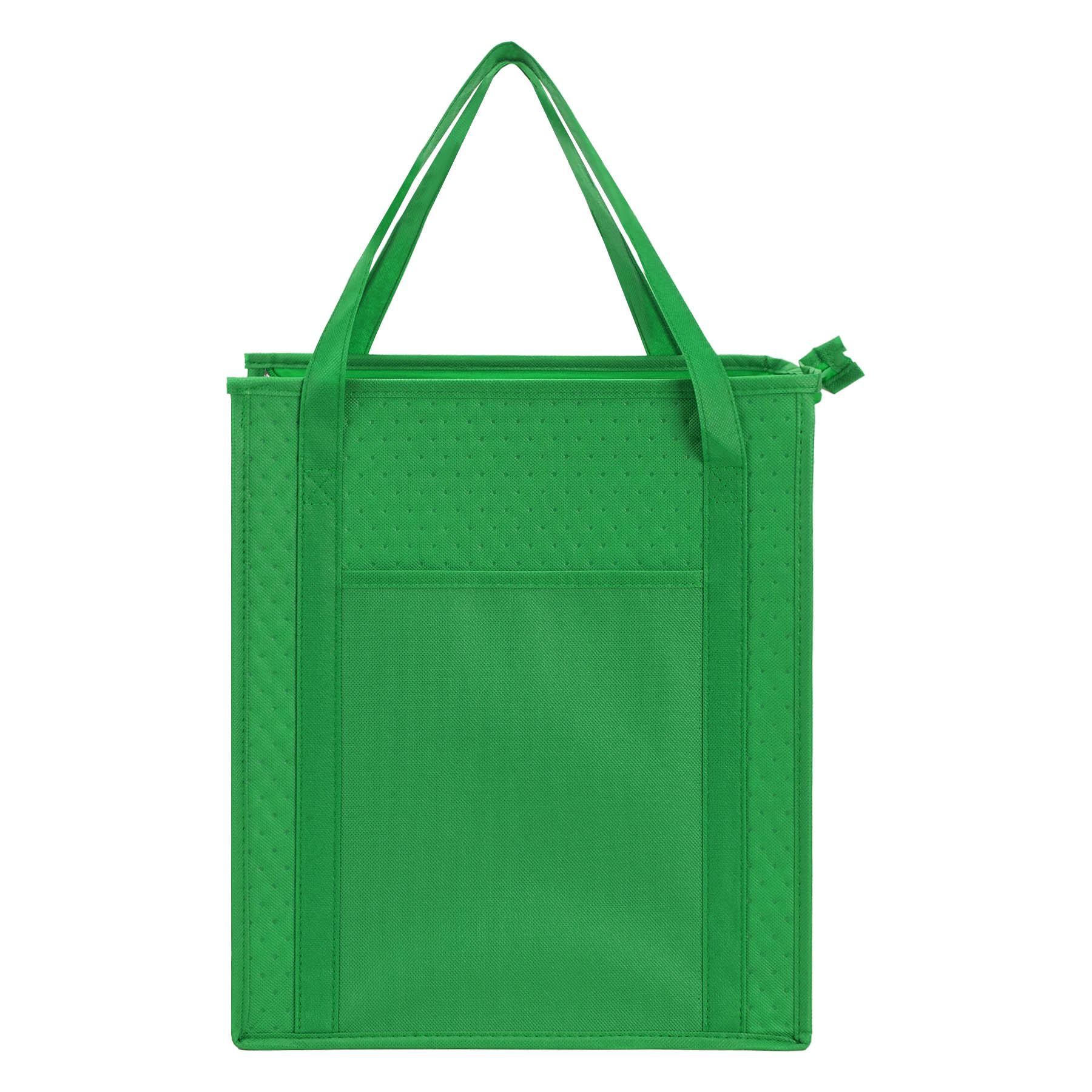Non-Woven Cooler Tote Bag With Front Pocket & Bottle Holder 16