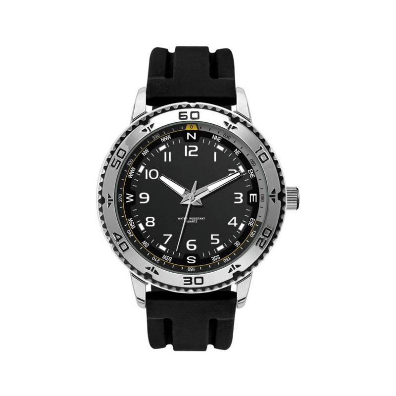 46MM, SILVER METAL CASE, 3-HAND MVT 2