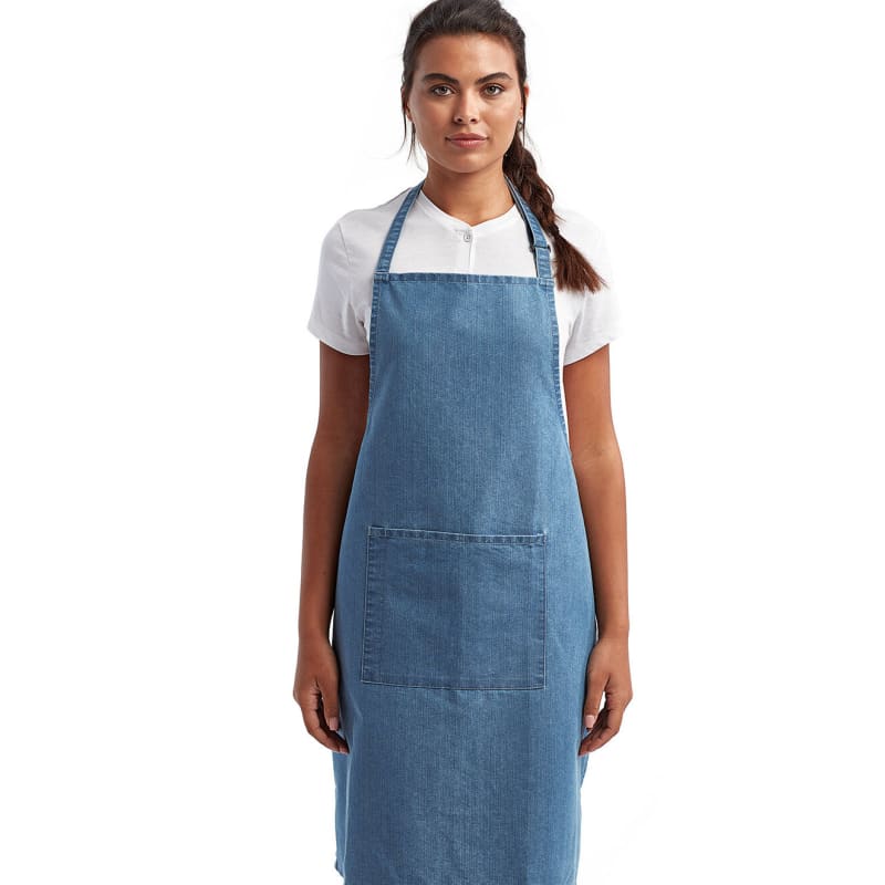 Artisan Collection By Reprime Unisex 'Colours' Recycled Bib Apron With Pocket 68