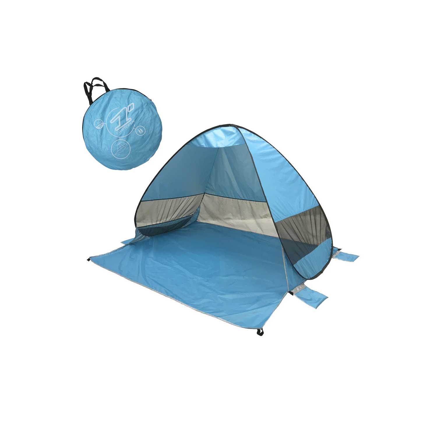 2-Second Pop-Up Beach Tent for Instant Sun Shelter 1