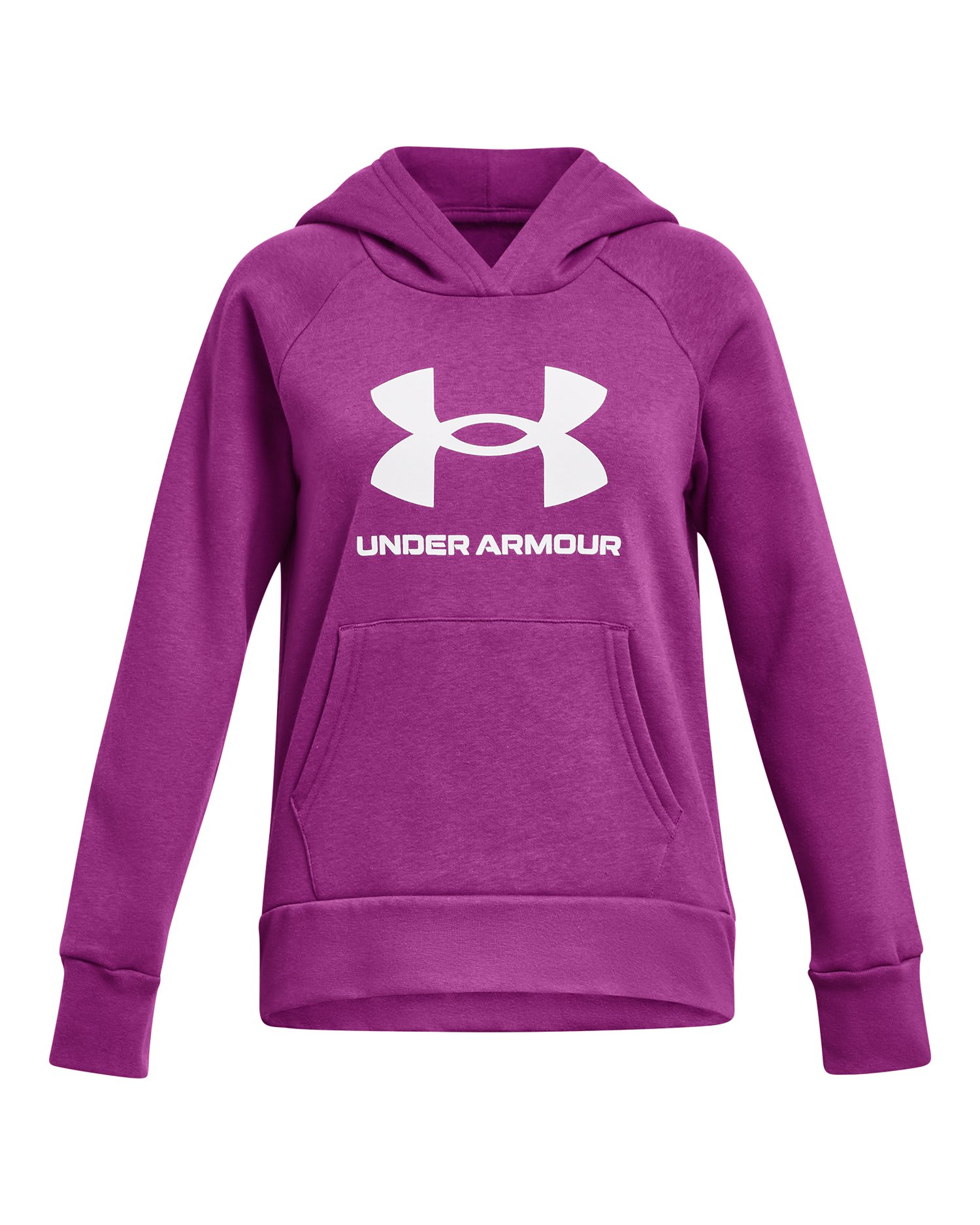 Girls' UA Rival Fleece Big Logo Hoodie  2