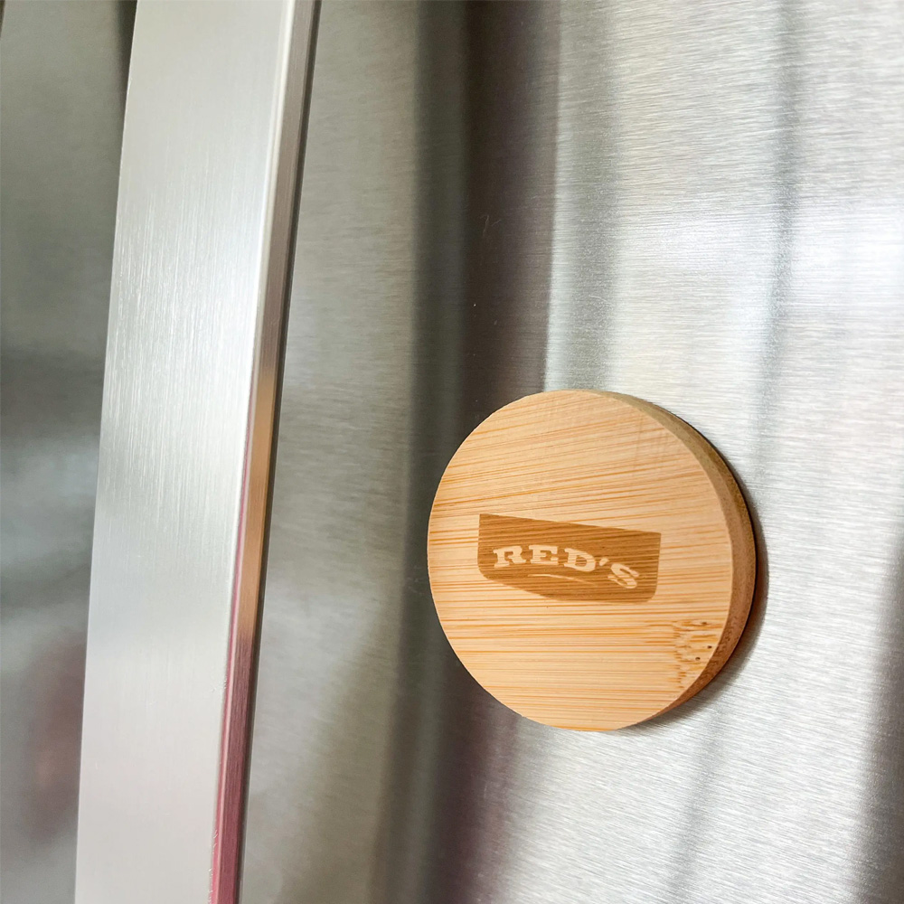 Magnetized Bamboo Bottle Opener 2