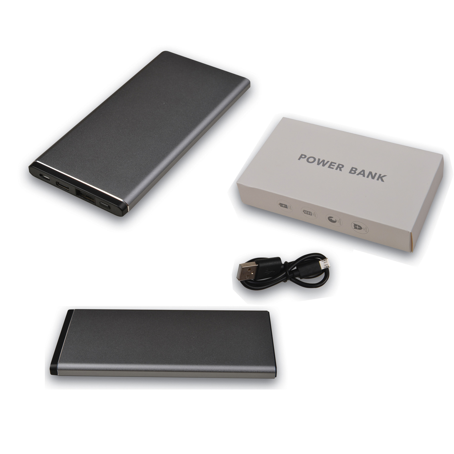 Aluminum 5,000 mAh Power Bank 4