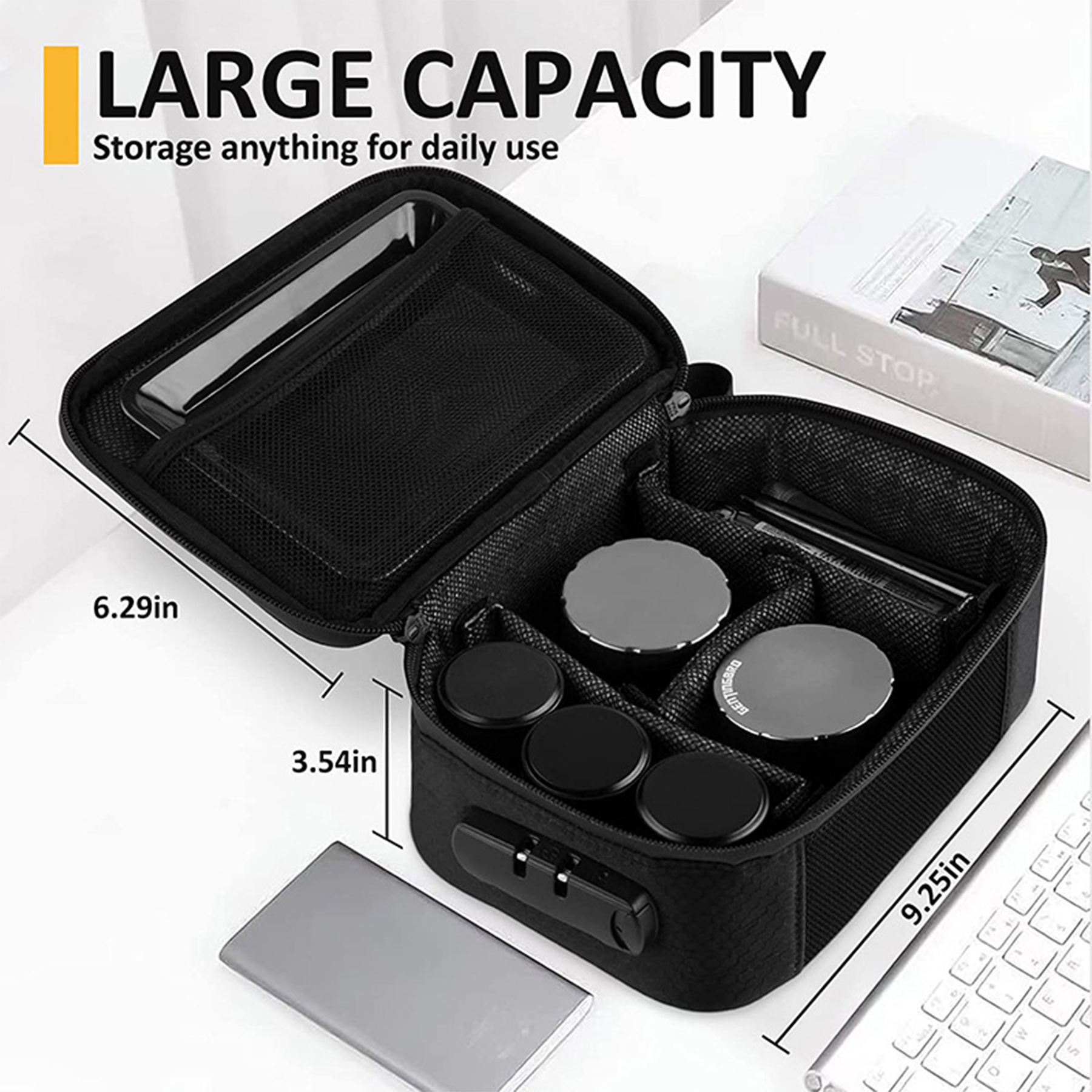 Nylon Portable travel odor-proof storage bag 3