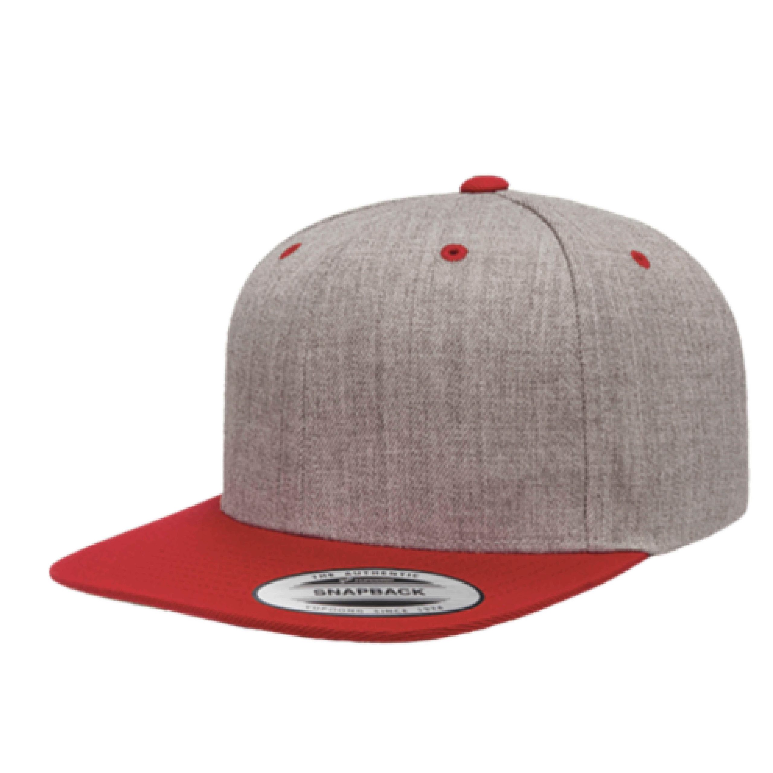 Yupoong 6089M YP Classics Premium Flat Bill Snapback Hat with Embroidery 30