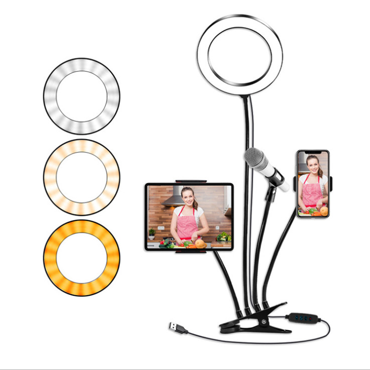 LED ring light holder Live Broadcast Phone Bracket 2