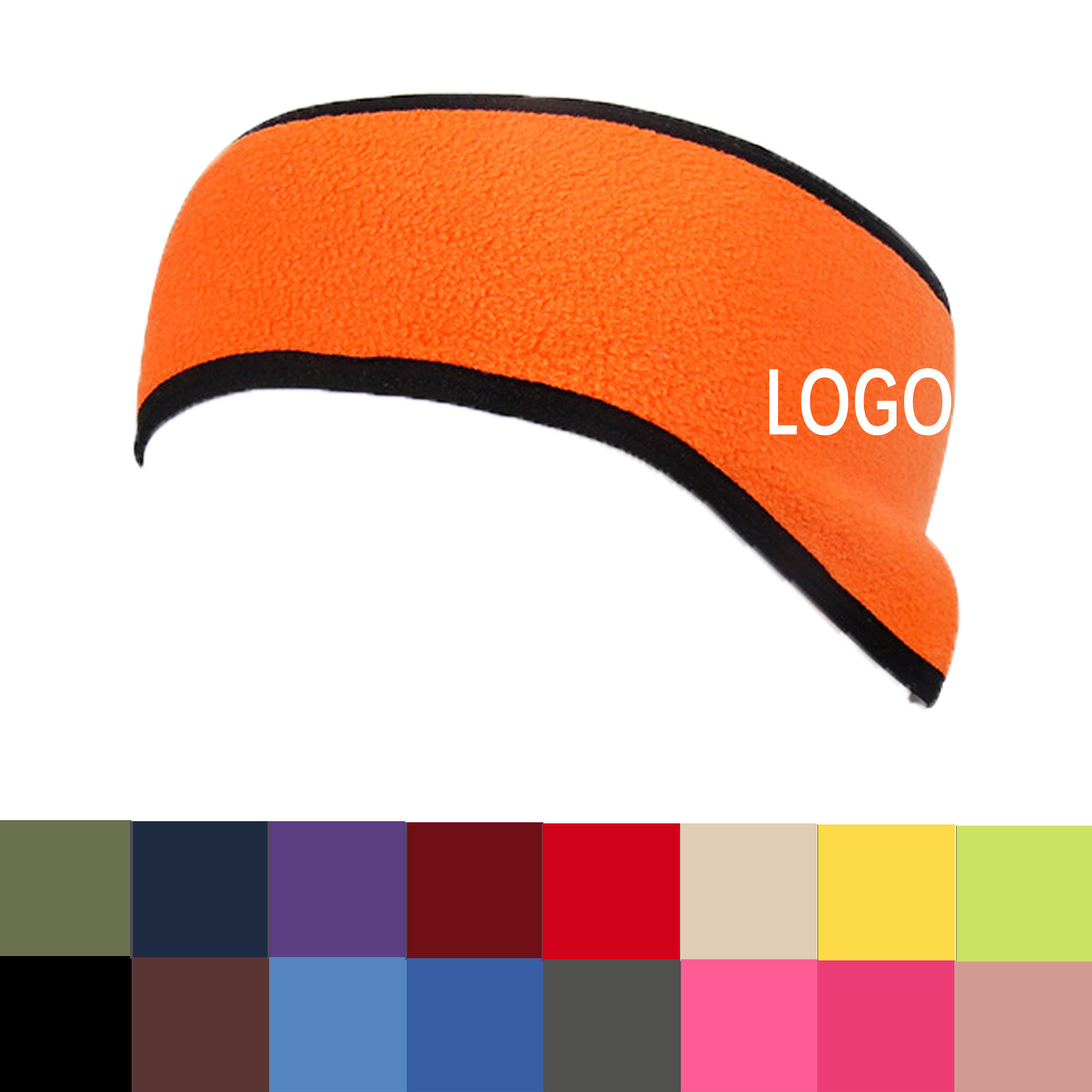 Stretchable Fleece Headband With Ear Covers 2