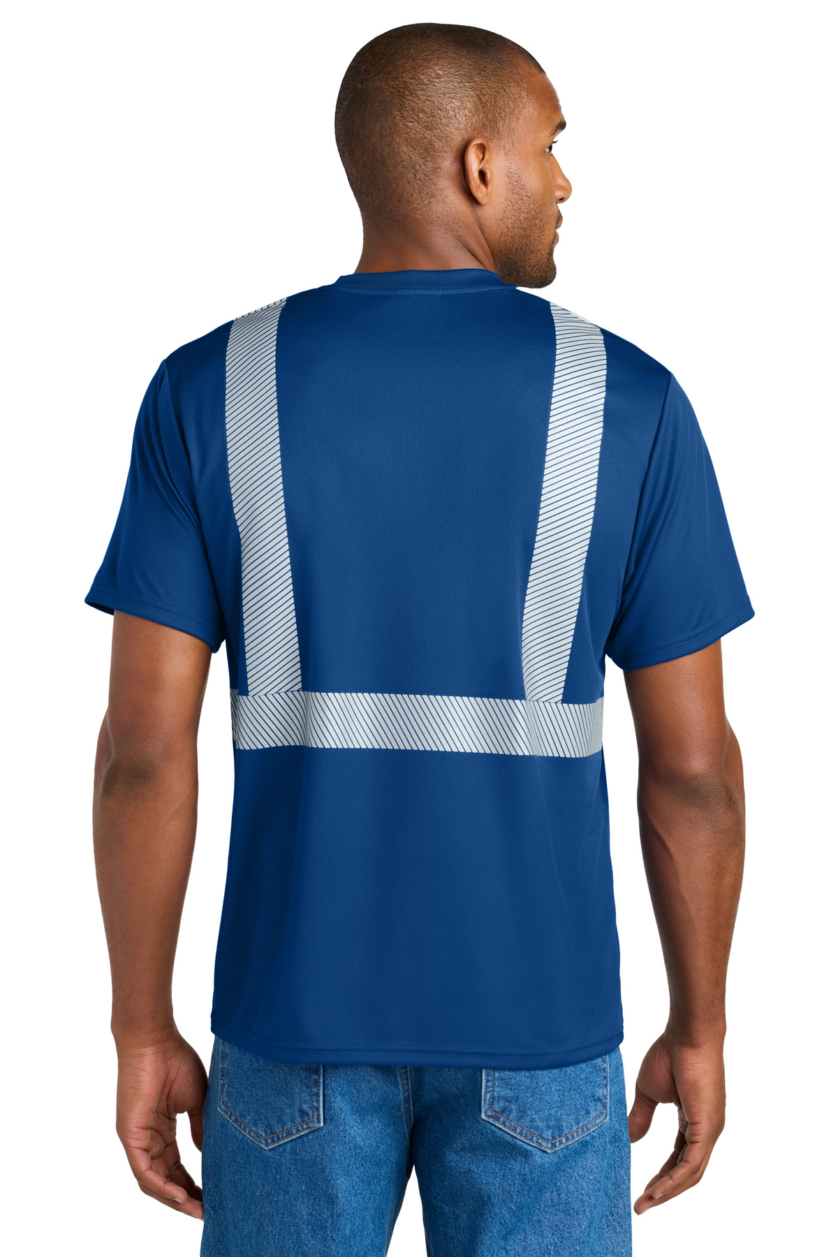 CornerStone Enhanced Visibility Segmented Tape Tee CS206 2
