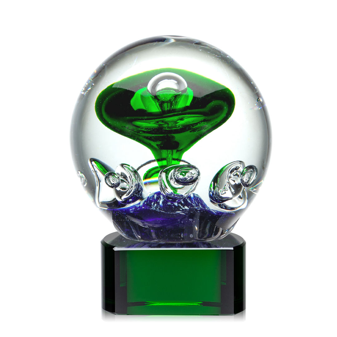 Aquarius Award on Paragon Base - Green 2