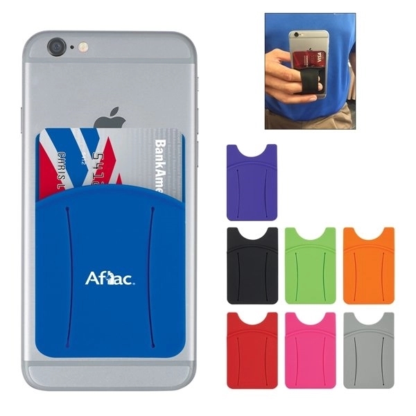 Silicone Phone Wallet With Finger Slot 3