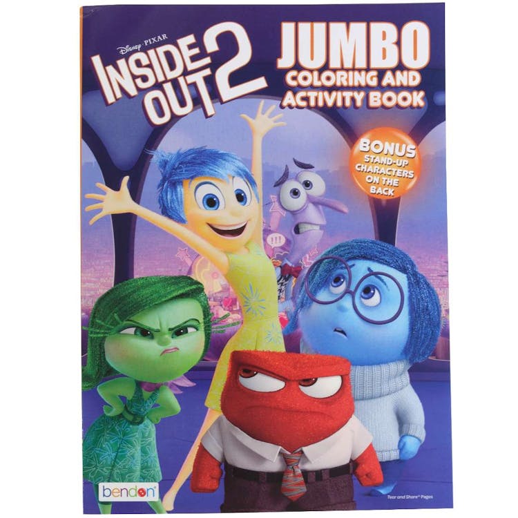 Disney Inside Out 2 Jumbo Coloring and Activity Books - 64 Pages 2