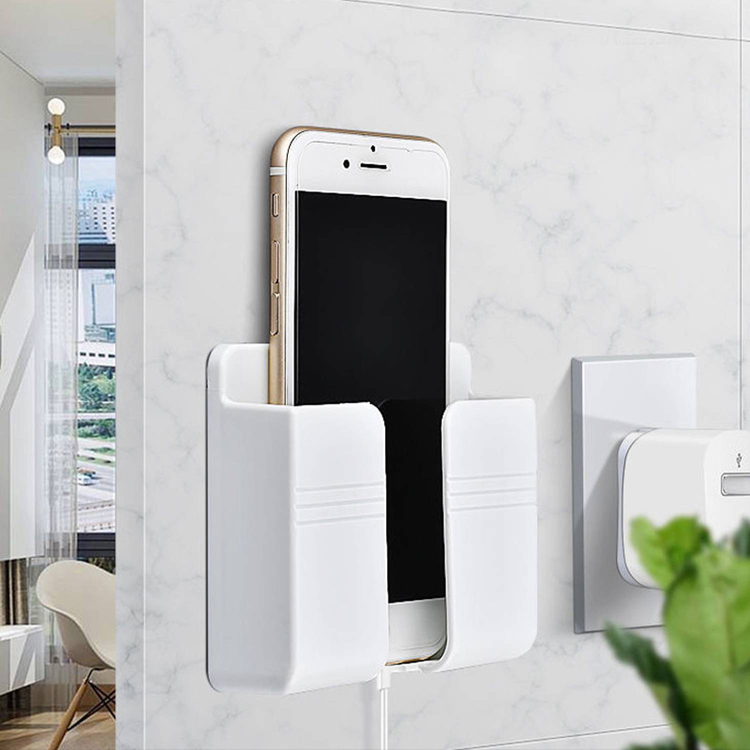 Wall Mounted Adhesive Phone Holder 3