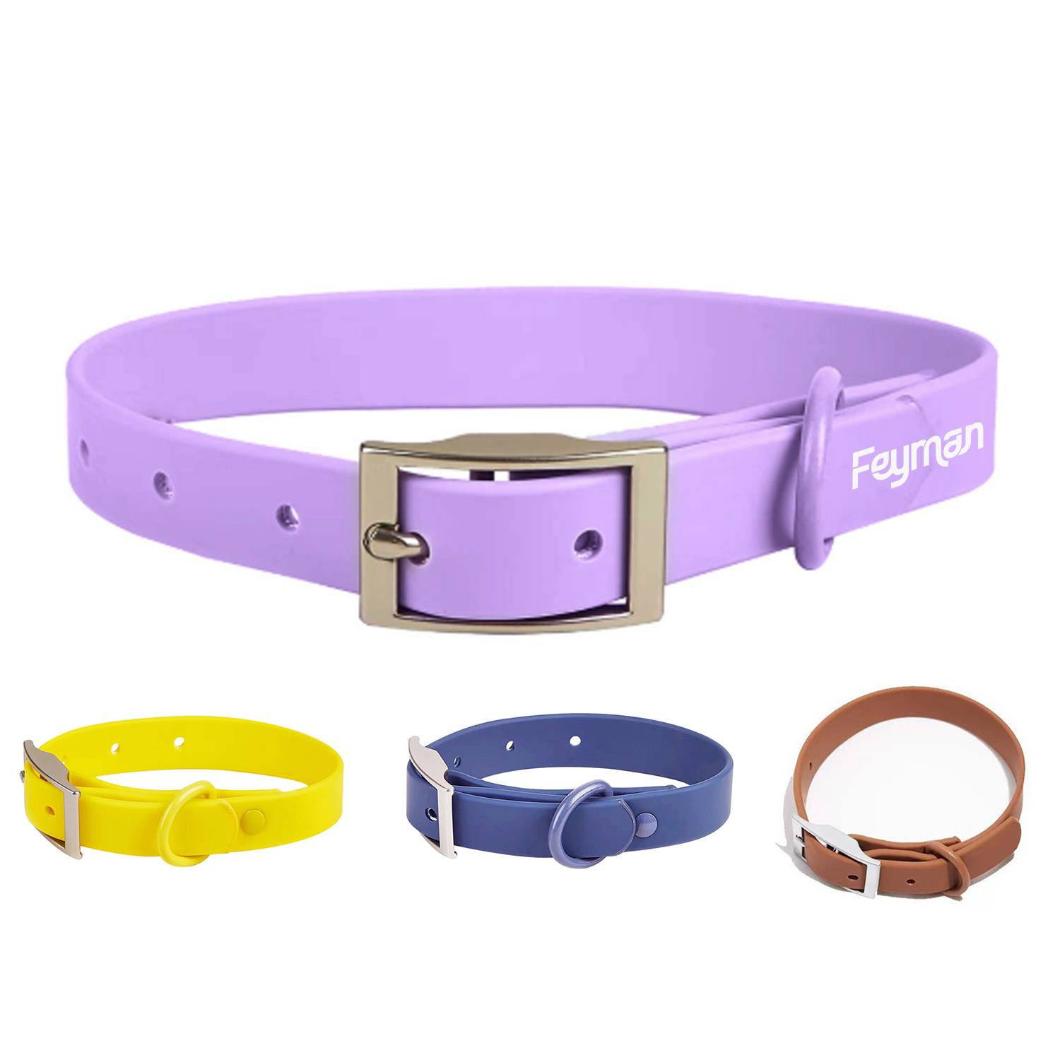 PVC Adjustable Pet Collar w/ Buckle 2