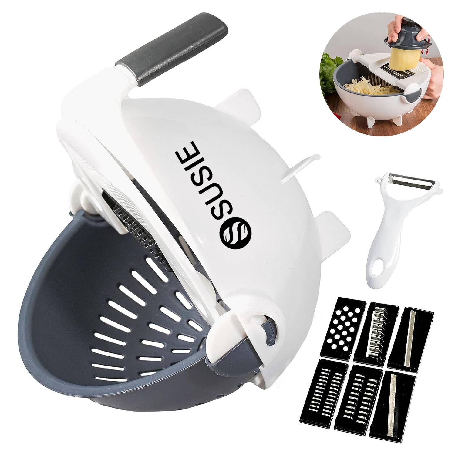 Multi Veggie Slicer and Strainers 2