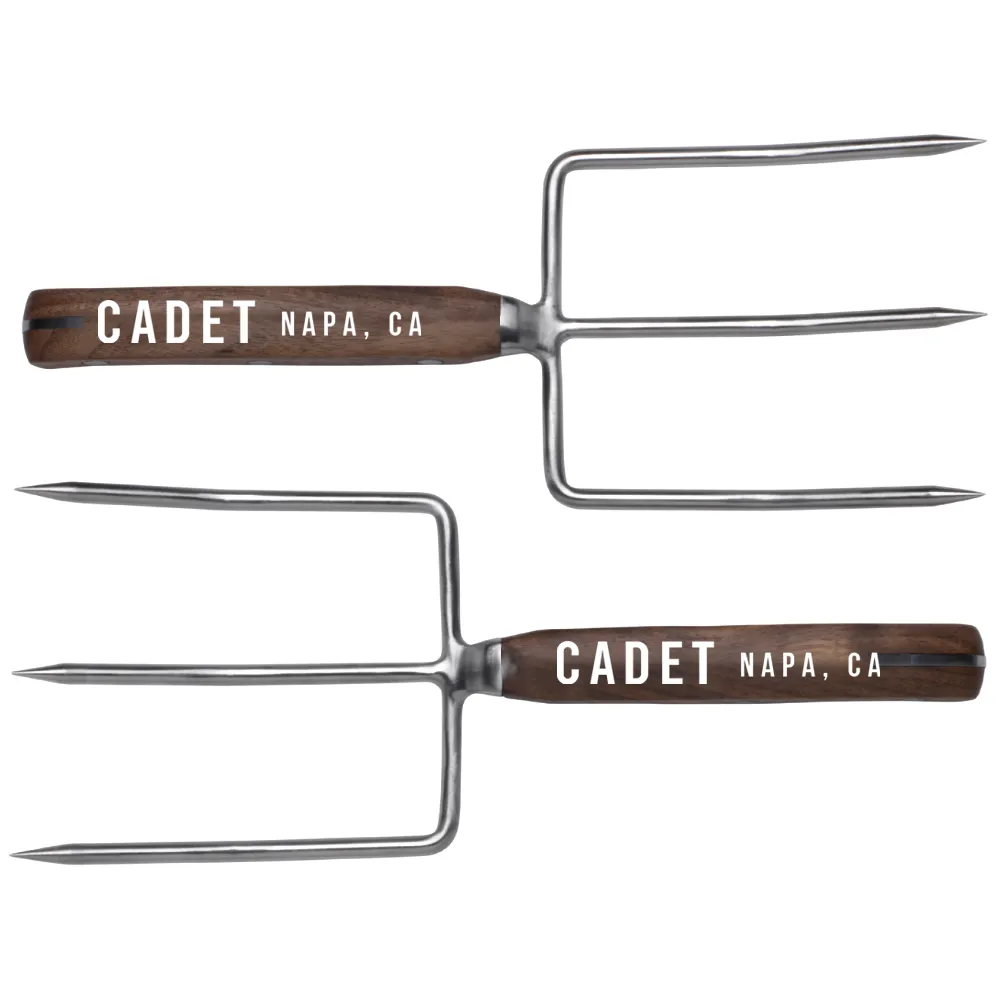 Turkey Lifter Forks in Rosewood Gift Box 1
