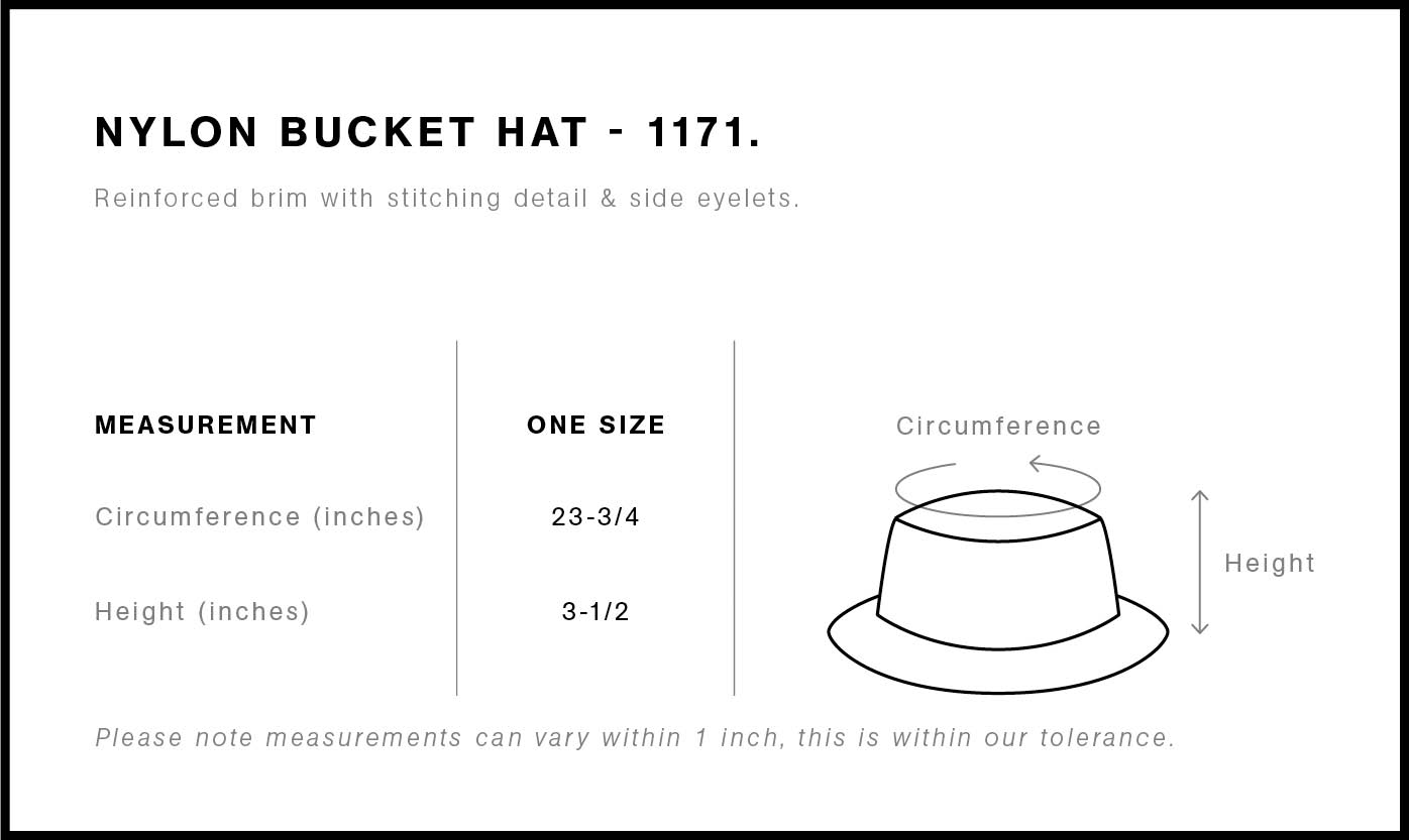 Nylon Bucket Hat | 1171 26
