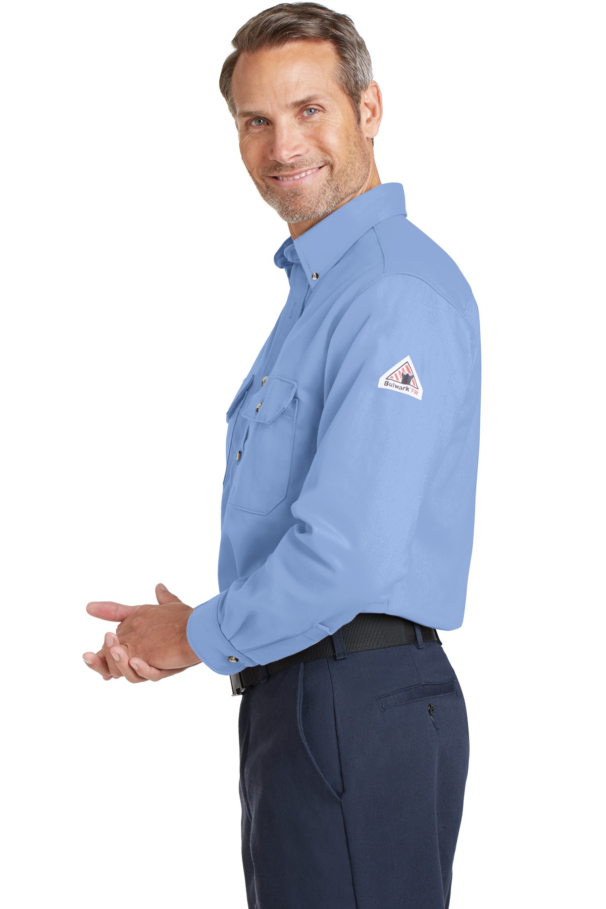 Bulwark EXCEL FR ComforTouch Dress Uniform Shirt. SLU2 16
