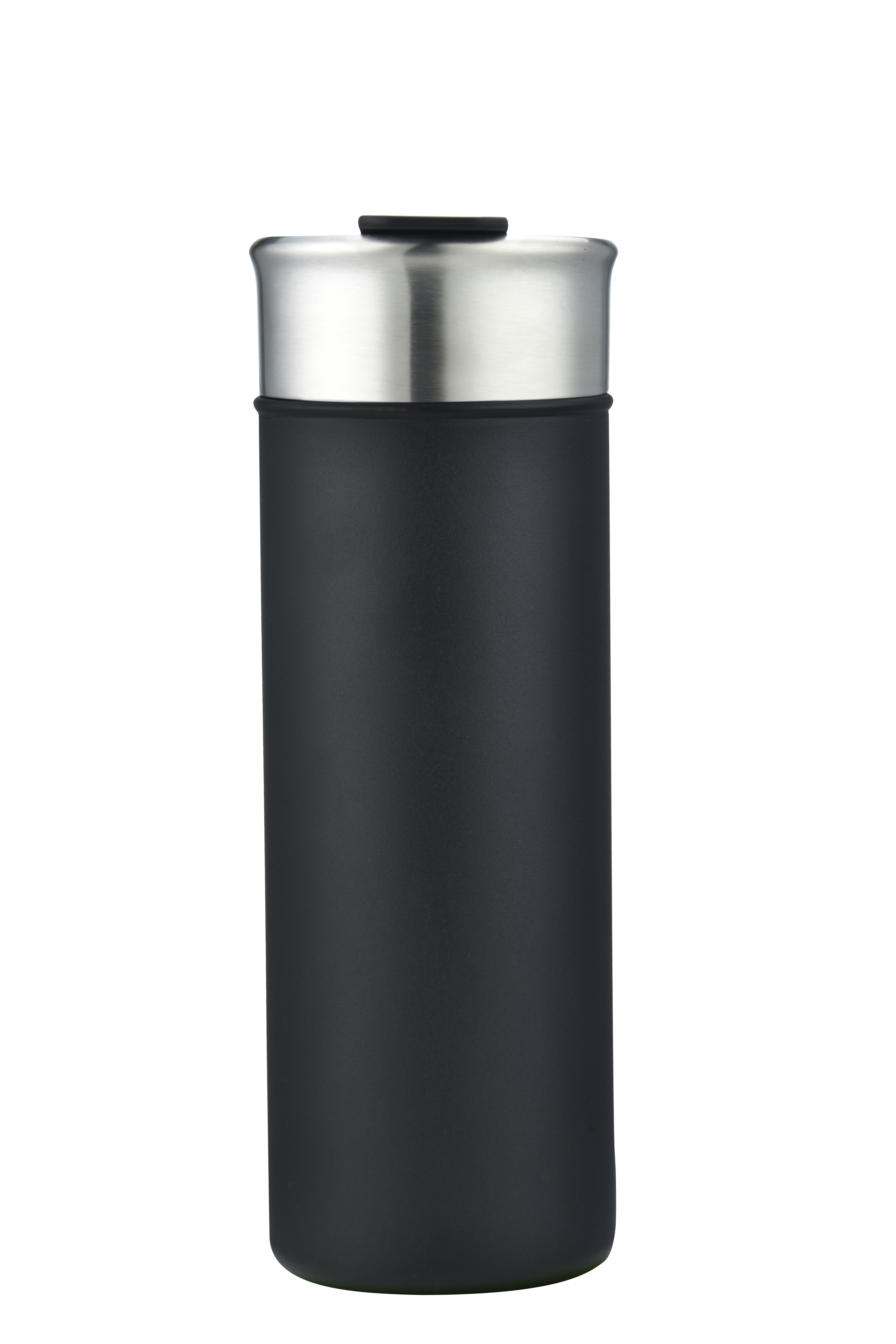 Endura 20 oz Black Stainless Steel Bottle, custom water bottle with logo imprint 1
