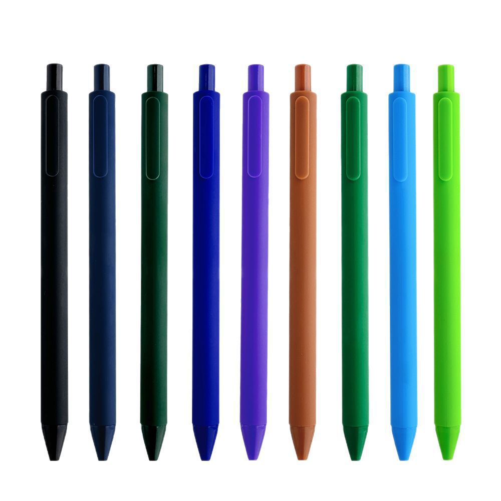 Colored Soft Touch Retractable Ballpoint Pens 2