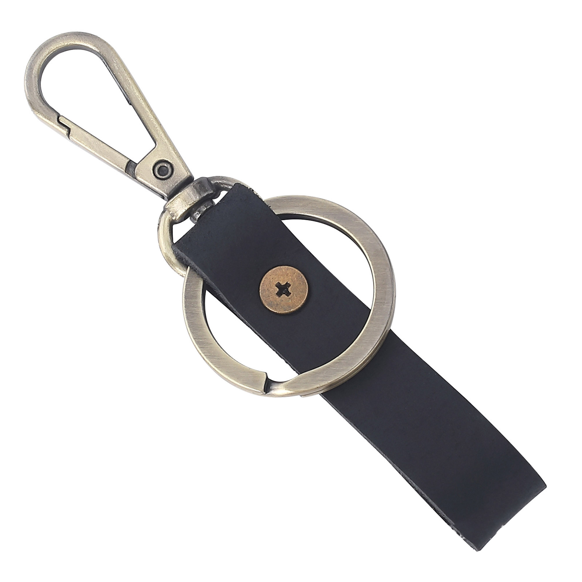Retro Leather Car Key Rings 4