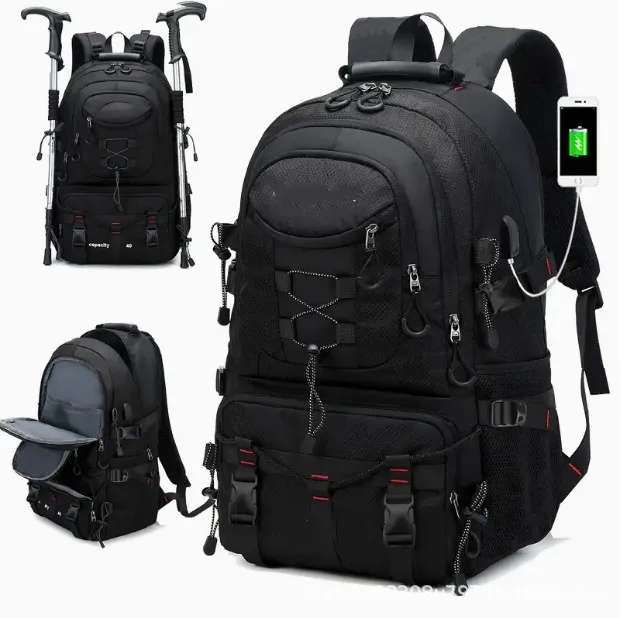 20"L x 13"W x 7"W Large Capacity Travel Backpack 1