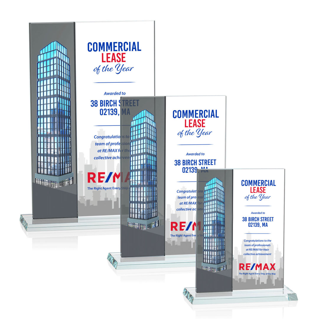 Composite Vertical VividPrint™ Award - Grey