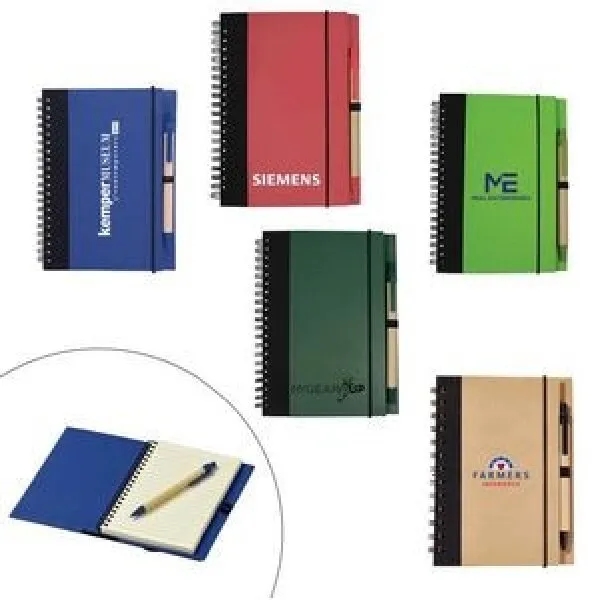 Eco Hardcover Journal & Pen (5"X7") 3