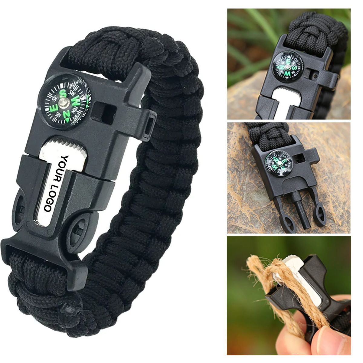 Multifunctional Paracord Bracelet for Camping 2