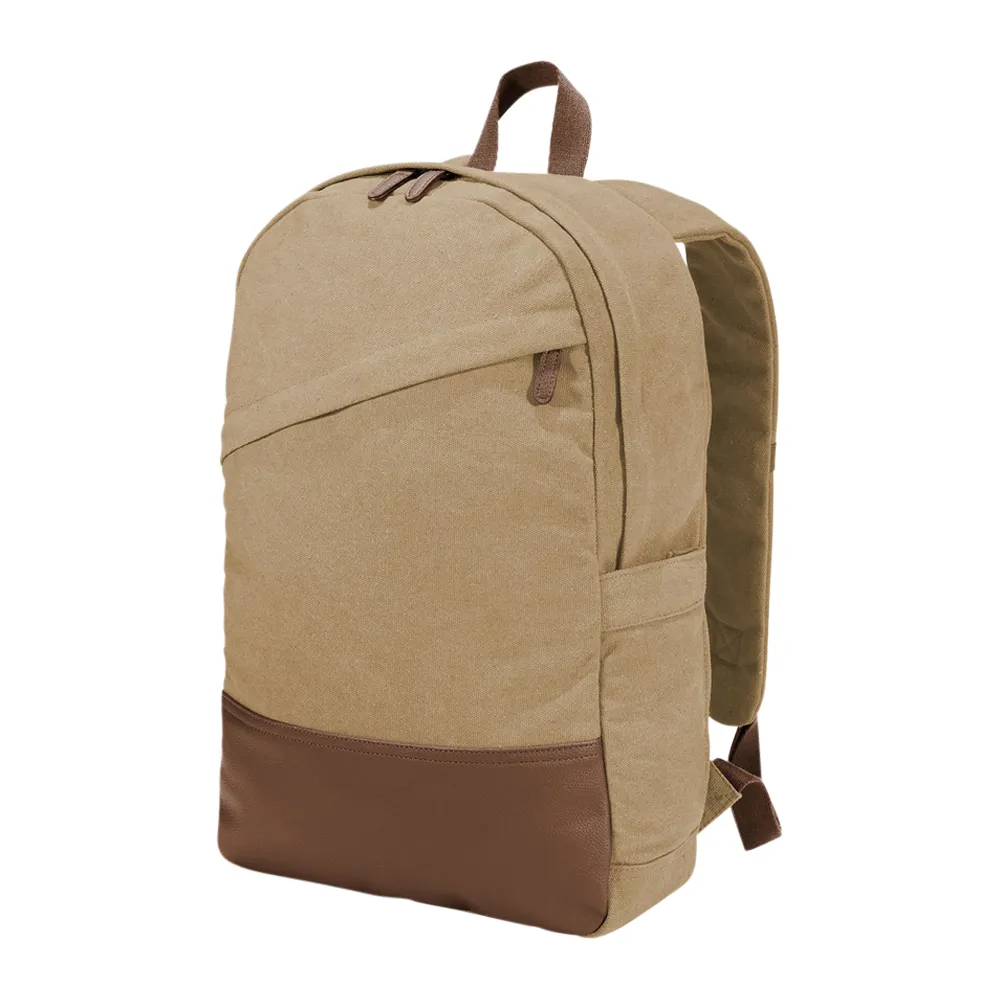 Port Authority(R) Cotton Canvas Backpack 7