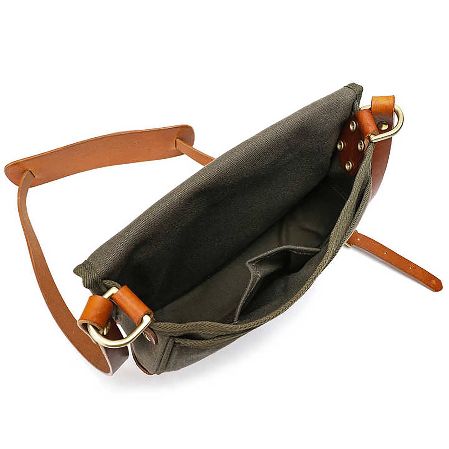 Retro oil wax canvas bag 6