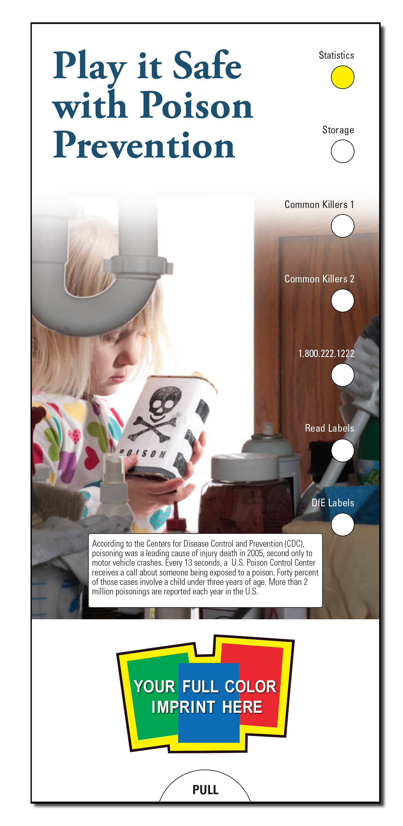 SLIDE CHART - Play It Safe With Poison Prevention Slide Chart 1