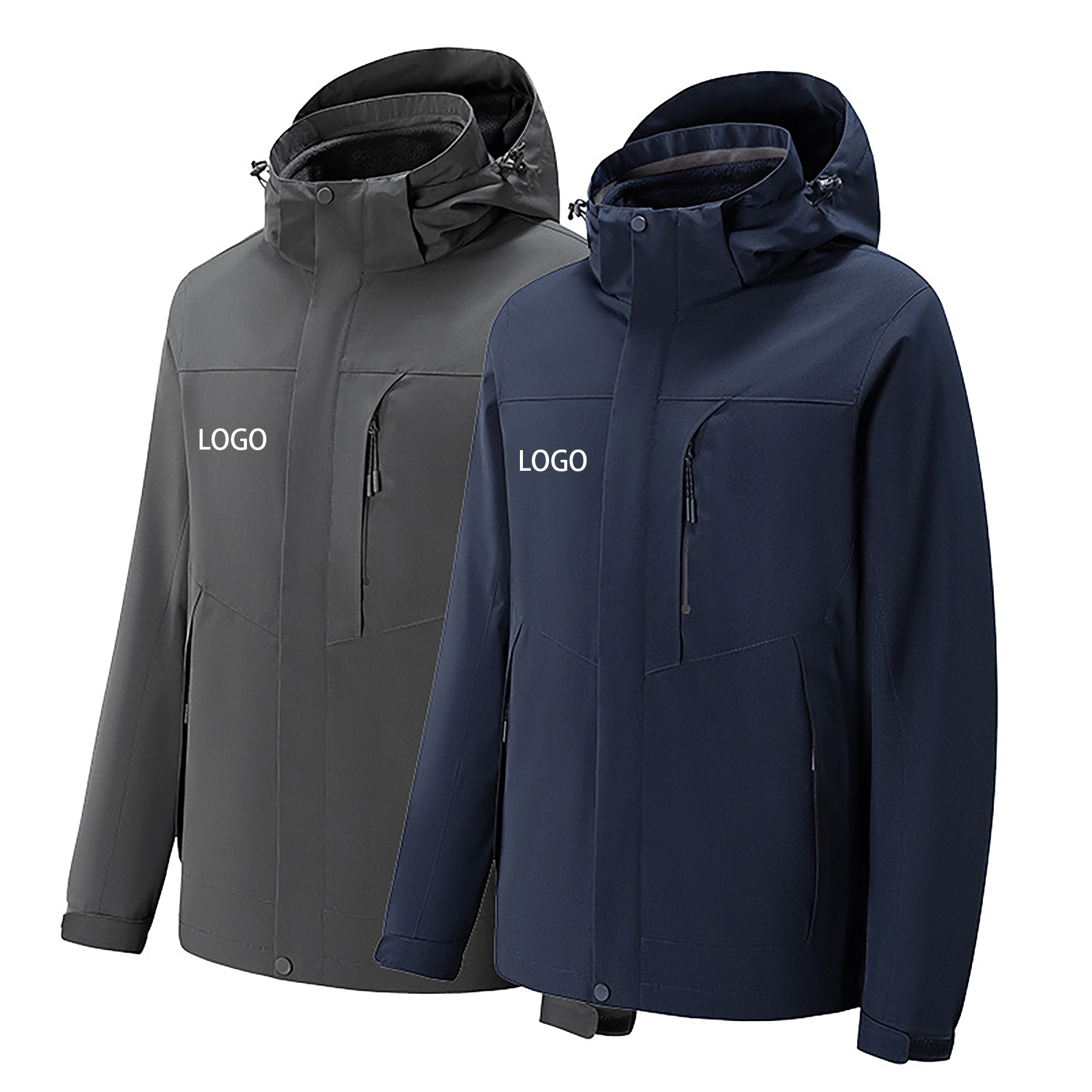 3 in 1 Warm Fleece Liner Jacket & Detachable Hood 3