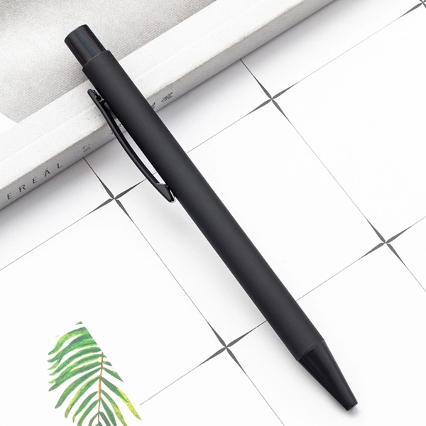 SOFT RUBBER CLICK METAL BALLPOINT PEN 7